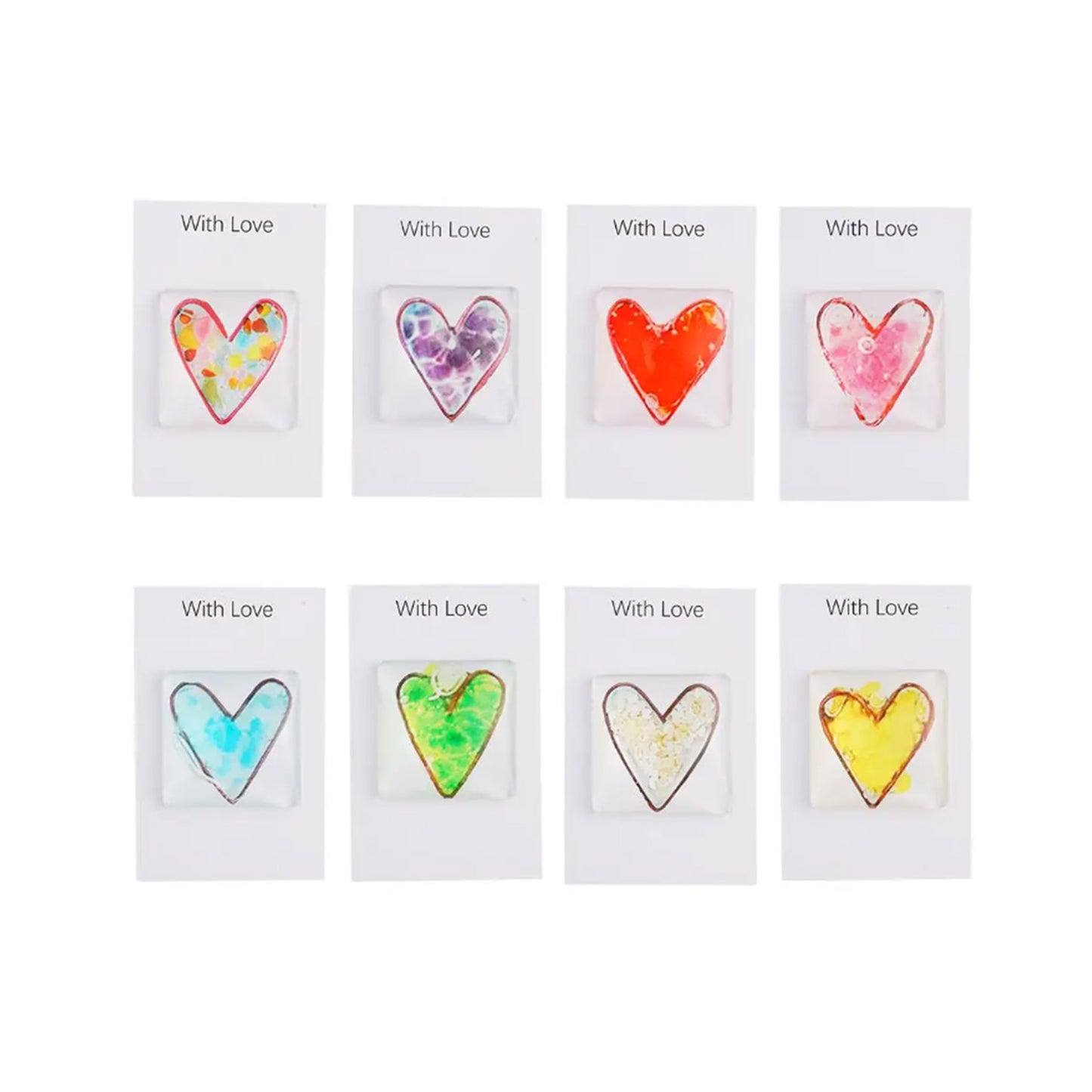 Embossed card Heart