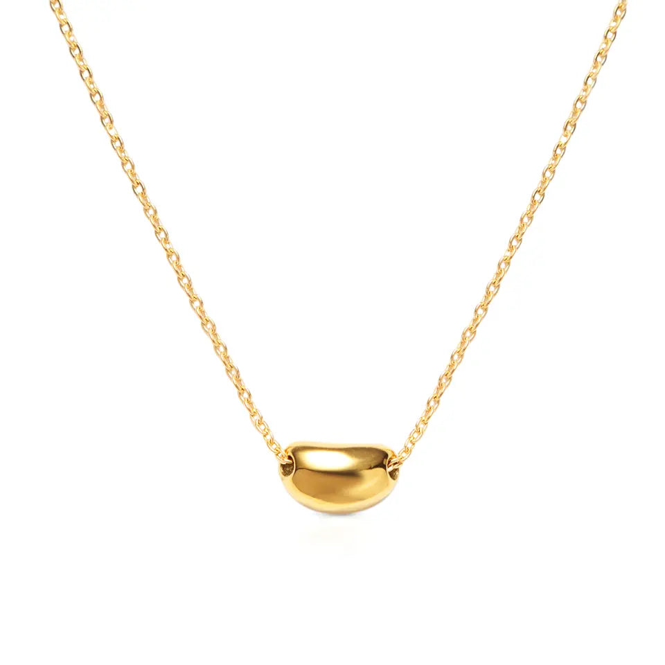 Stainless steel necklace with 18k gold plating Tenderness