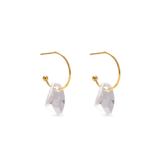 18K Gold Plated Stainless Steel Hoop Earrings Appeal