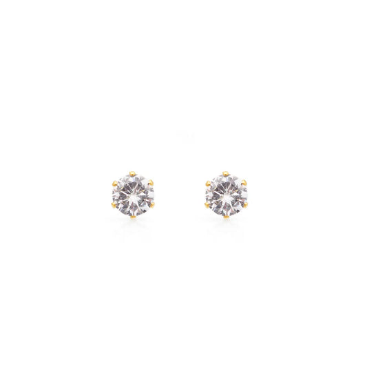 Stainless steel earrings with 18k gold plating Classics