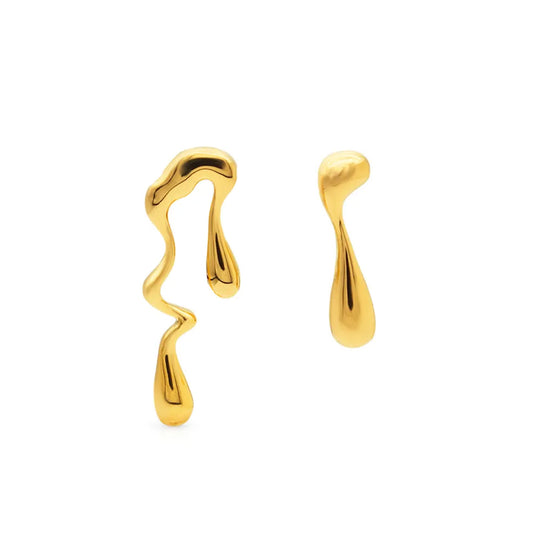 18K Gold Plated Stainless Steel Earrings Allure