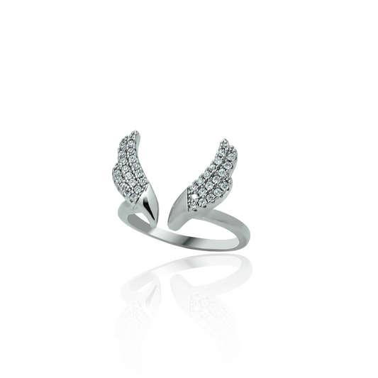 Silver ring Wings