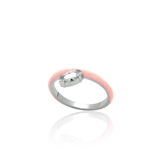 Silver Ring Pink Magic