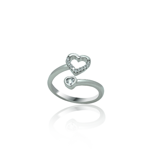 Silver Ring Special Heart