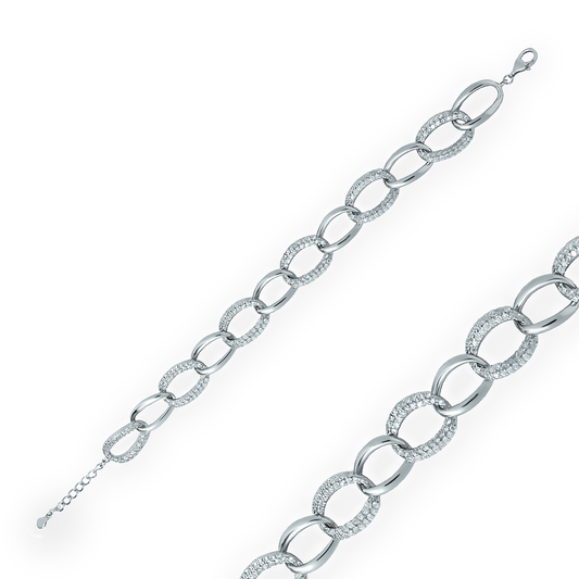 Silver bracelet Sophisticated classic