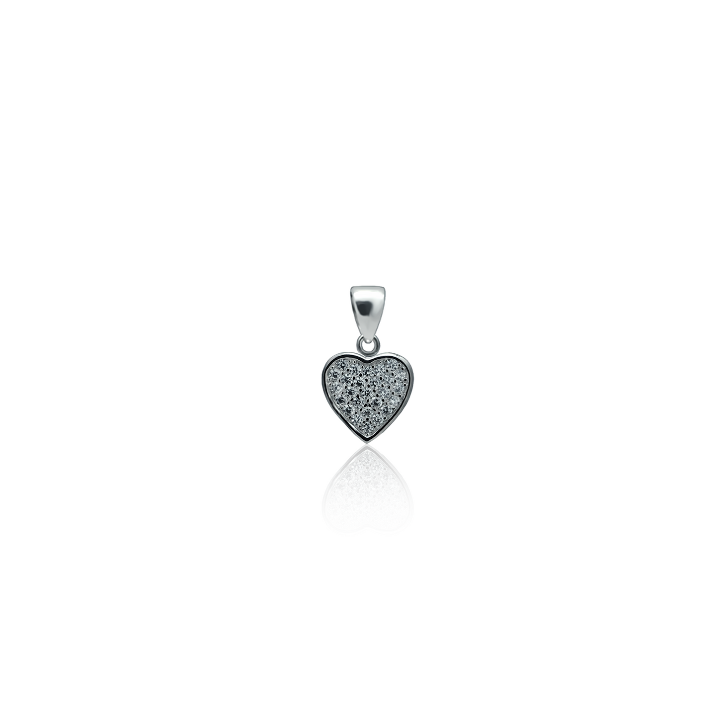 Silver pendant True love