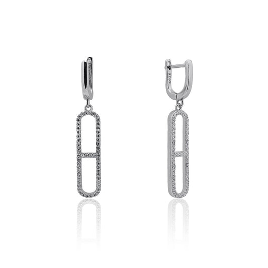 Euphoria Silver Dangle Earrings