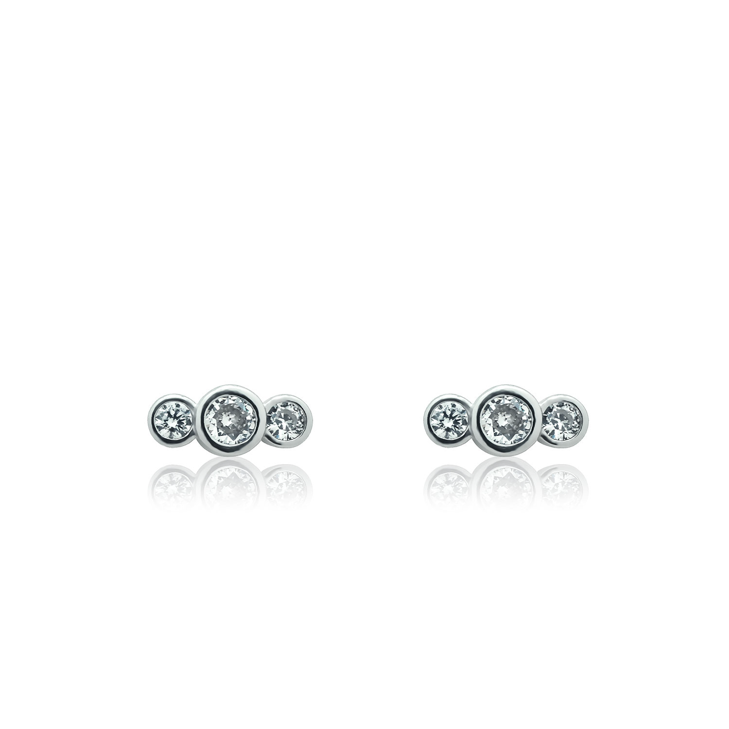 Silver earrings Candor