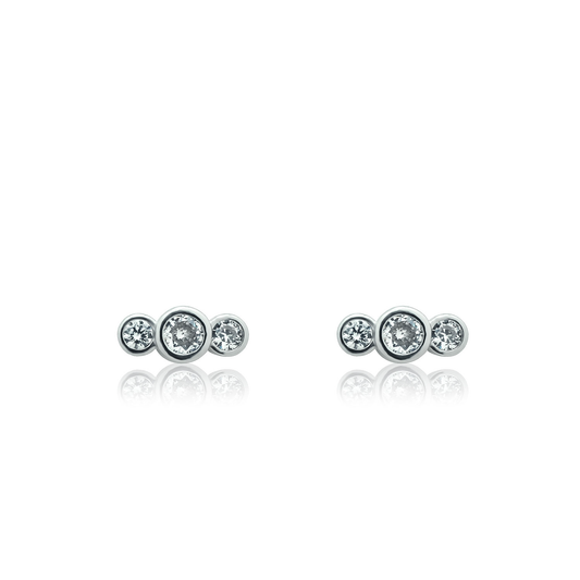 Silver earrings Candor