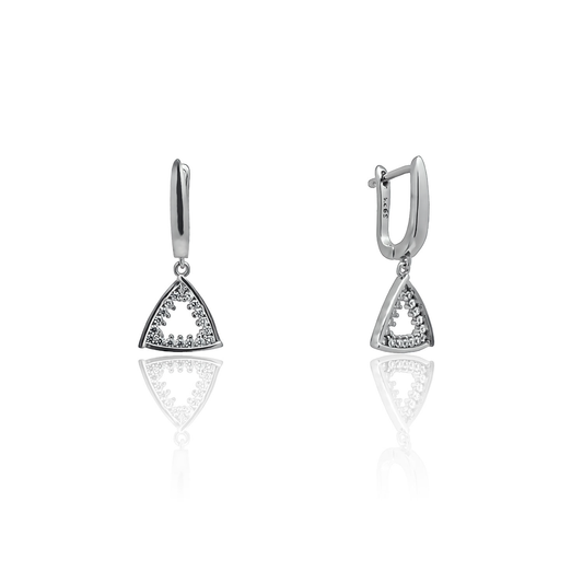 Silver Dangle Earrings Elegance