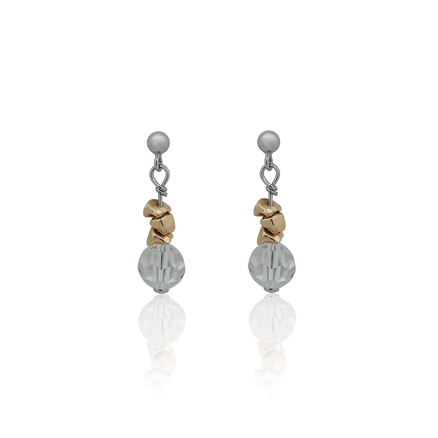 Swarovski Bistra Silver Dangle Earrings