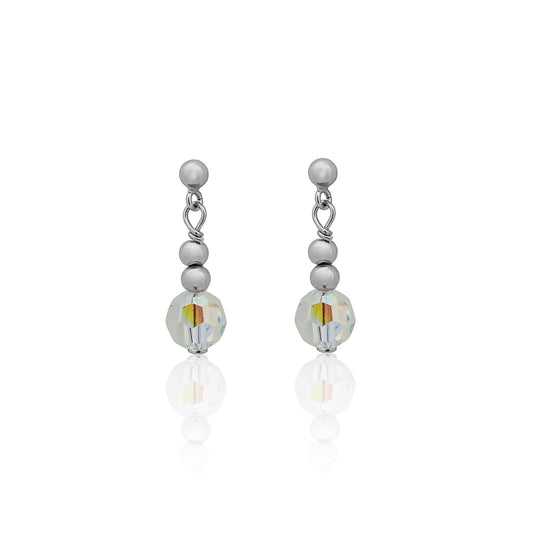 Swarovski Presiyana Silver Dangle Earrings