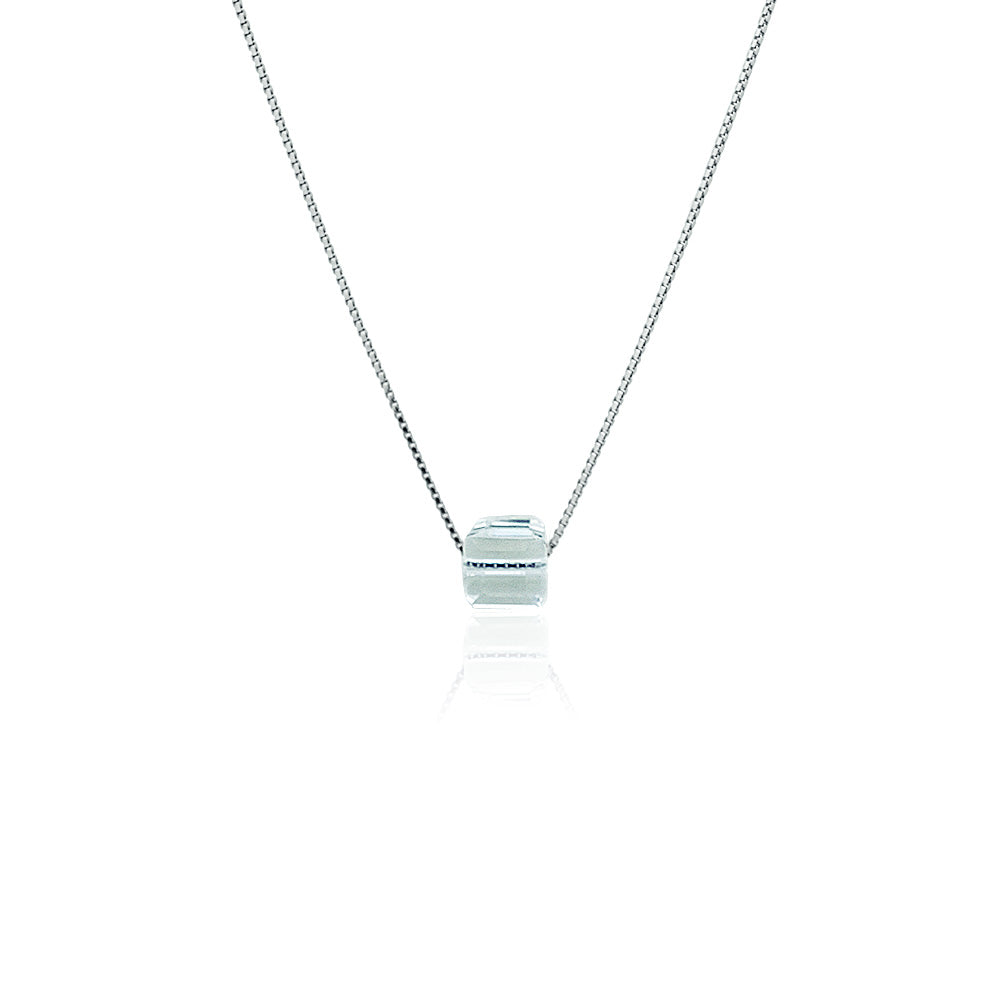 Swarovski Gana Kette Silber Halskette transparent