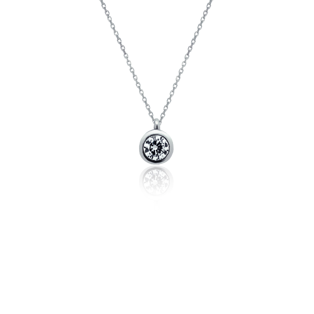 Silver necklace Eternal charm