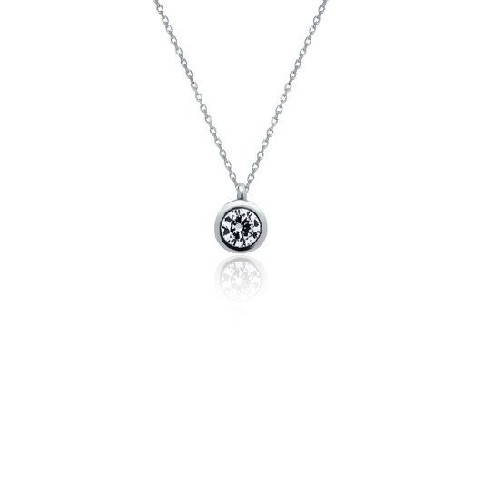 Silver necklace Eternal charm