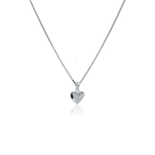 Eternal Heart Silver Necklace